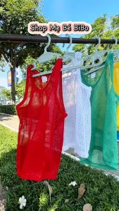 Set 5 Áo Lưới Cho Bé Mặc Mát Áo Ba Lỗ Mặc Mùa Hè Thoải Mái Thoáng Mát Giá rẻ