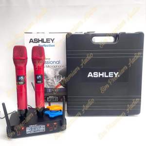 Mic Wireless ASHLEY Perfection MERAH Original (BISA COD)