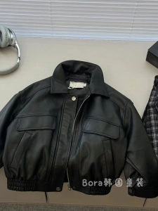 Áo Khoác Trẻ Em Dày Dặn Ấm Áp Thời Trang Mùa Thu Đông Mới Cho Bé Trai Và Bé Gái Cỡ Lớn Áo Khoác Da Trẻ Em