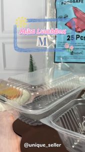 [Isi25] Mika Lunchbox Foodsafe Box Small Medium Tahan Panas / Mika Foodbox Lunch Box Food Safe S Kecil Small M Medium Sedang 10 cm 10x10 / Kotak Tray Wadah Box Makanan Nasi Goreng Bihun Bakmi Burger Donat Snack Roti Kue Cake Dessert Puding Pudding Sayur