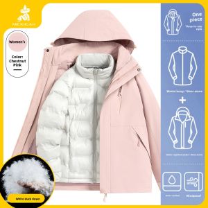 Mexican | Three-in-One Down Jacket Set For Skiing