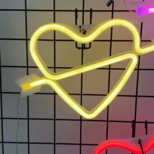 Đèn LED Nghệ Thuật Đèn Neon Biểu Tượng Tình Yêu Cho Các Bữa Tiệc Ngày Lễ Đám Cưới Quán Bar Phòng Ngủ Đèn Ngủ Chạy Bằng Pin USB/Pin 305