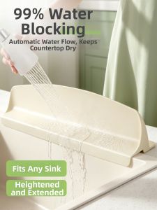 LETENG | Waterproof Splash Guard Silicone Kitchen Sink