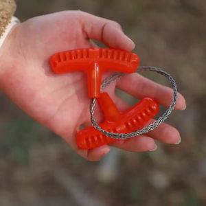 Gergaji Kawat Tali Portable Manual Survival Kit Outdoor Wire Chain Saw