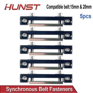 HUNST Belt Fastener For Open Timing Belt Transmission With Width 15mm / 20mm For X/Y Axis Hardware Tool Mechanical Parts