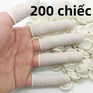 200 Chiếc Cao Su Bảo Vệ Ngón Tay Có Độ Đàn Hồi Cao Chống Trơn Trượt Cao Su Cũi Chống Mài Mòn Cho Điện Tử Bảo Vệ Y Tế