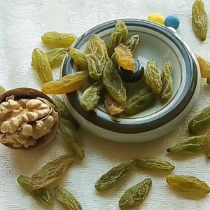 ลูกเกตเขียวเหลือง นิวเคลียร์ฟรี青葡萄干ลูกเกดสีเขียว