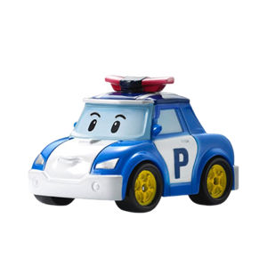 Robocar Poli | Transformable Police Car Alloy Toy with Inertia for Boys