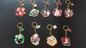 Bandai | Satoru Gojo Anime Móc Khóa Kim Loại Mặt Dây Chuyền Cosplay Đảng Quà Tặng 18 Tuổi Trở Lên Được Khuyến Khích