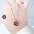 Kalung Rantai Tipis Love Kait Permata Titanium Perhiasan CXA25062401. 
