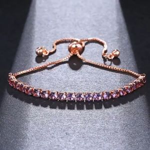 ELBER ACC211 Gelang Serut Diamond Rhinestone Adjustable Bracelet Y1851