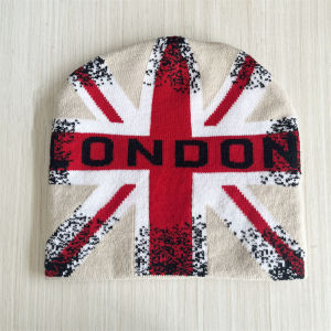 Warm Casual Fashion Personal Beanies Rap Versatile Outdoor Street European Style Jacquard Union Jack Men Women Knitted Hats