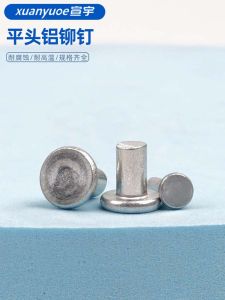 Solid Strike Flat Head Aluminum Rivet GB109 Household Decoration Hand Hammered Fixed Flat Cap Rivet Fastener Hardware Tool