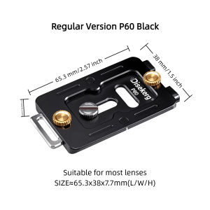 MECORIGHT | MECO Arca-Swiss Tiêu Chuẩn Hợp Kim Nhôm Tấm Tháo Nhanh Cho Máy Ảnh DSLR Mirrorless Với 1/4 "Vít Chân Máy Adapter Đầu Bóng