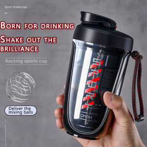 High Capacity 590ml Leak Proof Sports Water Bottle with Shaker Ball for Fitness Running and Outdoor Sports