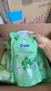 Combo 3 Túi Nước Rửa Bình Sữa Dnee Thái Lan Dung Tích 550ml