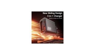 Sạc Điện Thoại USB Type C 65W Với Cáp Thu Gọn Cho iPhone 15/16/17 Samsung Xiaomi Bộ Sạc Nhanh Tiện Lợi Khi Đi Du Lịch