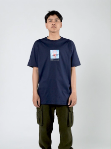 Greenlight Kaos Pria Lengan Pendek Regular Fit Katun Cloud OL-CG250325