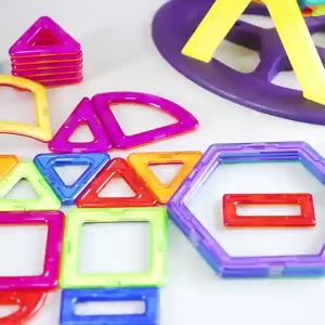 Mainan Magnetic Block Mainan Keping Magnet Susun DIY Anak Mainan Magnet Anak Edukasi