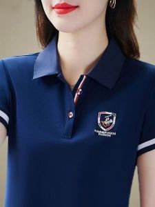 QIAOXIZI | Summer Polo Shirt for Women Large Size
