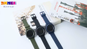 SKMEI 1257 Digital Mens Womens Waterproof Electronic Rubber Wrist Fashion  Sports Watch (50mm)