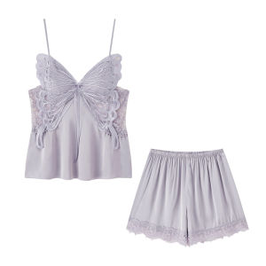 BE | Seductive Ice Silk Nightwear With Padding