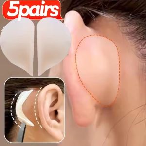 5Pairs 4D Silicone Self-adhesive Elf Ear Stickers Skin Color Invisible Washable and Reusable Naturally Matte Elf Ear Stickers