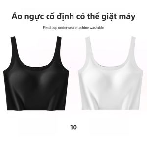 MiiOW | Áo ba lỗ nữ MiiOW Cat Person Áo ba lỗ ngắn có đệm ngực U hình áo ngực Áo lót ngắn thời trang mùa hè thường ngày