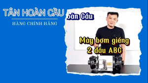 [HCM] Máy bơm nước hút giếng 2 đầu ABC 2HP (1500W) - 220V