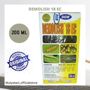 Demolish 18 EC Insektisida Unggulan DGW 200 ML Original Kemasan Pabrik Free Kaos