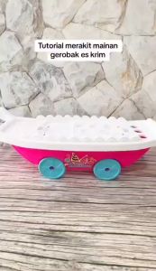 Mainan Anak Gerobak Dorong Es Ice Cream FI 512 | Mainan Anak Lucu Gerobak Ice Cream Ukuran Besar | Mainan Anak Terbaru Dan Murah | Mainan Edukasi Anak Tanpa Baterai Mainan Murah Berkualitas