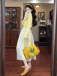 CHANGTONG | Elegant Chic Two-Piece Set Dress