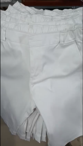 Quần Ngố kaki nữ lưng thun mặt sau form đẹp thanh lịch dễ phối đồ