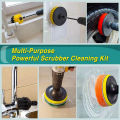 23Pcs Drill Brush Attachment Set Power Scrubber Drill Brush Kit with Extend Long Attachment for Tile Bathtub Floor. 