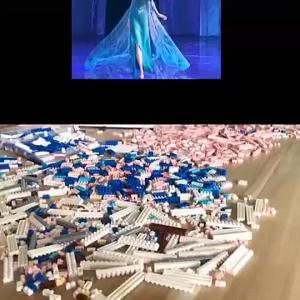 ชุดของเล่นบล็อคตัวต่อ ปราสาทดิสนีย์ ปราสาทแฟนตาซี ขนาดใหญ่ ของเล่นเสริมพัฒนาการสำหรับเด็กอายุ 6 ปีขึ้นไป