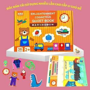Bóc dán 17 chủ đề cho bé