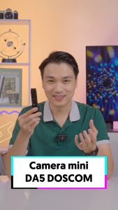 Camera Mini Doscom DA-5 Full HD 1080 Góc Siêu Rộng - Ghi Âm và Ghi Hình Trong 1 Chạm Hỗ Trợ Tầm Nhìn Đêm