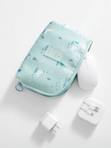 Portable Travel Digital Storage Bag Power Bank Data Cable Large Capacity Organizer Bag for Electronics Accessories