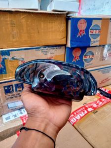 Mika Lampu/Mika Stoolamp Lampu Belakang Astrea Grand Legenda Impressa Model Keristal/koso polaris Sarang Tawon Warna Smoke