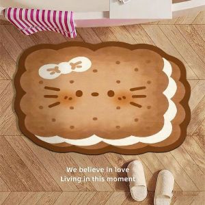 Thảm Phòng Tắm Hello Kitty Thấm Hút Nước Chống Trượt Bằng Vật Liệu San Hô Phù Hợp Với Mọi Không Gian Nhà Tắm