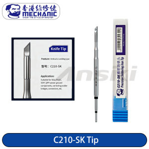 Bộ Dụng Cụ Hàn Chính Xác MECHANIC C210 Dành Cho Đầu Hàn T90A HS02B T80 TS21 Dụng Cụ Sửa Chữa Điện Thoại Di Động Của ANSIKI