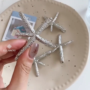 Kẹp tóc nữ Eleanor Accessories thiết kế sao biển phụ kiện tóc kẹp tóc mái 10156