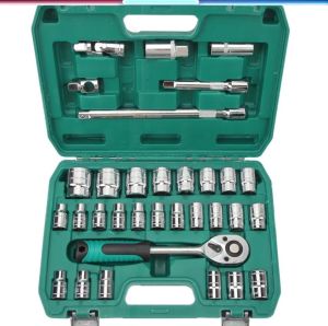 bộ tuýp 32 món đồ ghề sữa chữa 32 chi tiết chất liệu crv cao cấp. hàng xuất châu âu