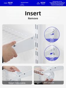PONIE | Custom Open Simple Metal Closet Organizer
