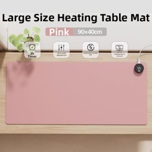 Heated Mouse Pad 2024 New Large Office Desk Warmer Hand Warmer High Aesthetic Value Student Study Warm Desk Mat 1827