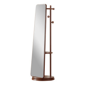 FALANSIJIA | Rotating Full Length Mirror Coat Rack
