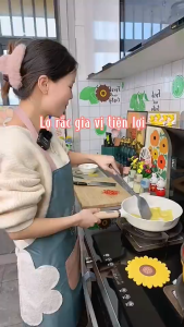 Combo 5 Hũ đựng gia vị thủy tinh JYoohome Lọ rắc muối hạt tiêu mì chính có nút bấm chống ẩm ướt