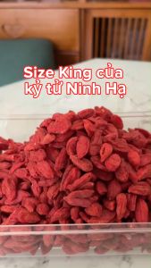 Kỷ tử Ninh Hạ Kỷ tử đỏ sấy khô Kỷ tử hữu cơ loại siêu VIP to 100g