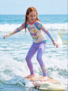 PPTOWN | Sun Protection Quick Dry Girls Swimsuit