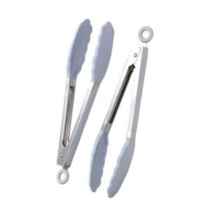 FENGHEDAHAI | Non-Stain Food Tongs Heat-Resistant for Grilling Steak and Baking Bread